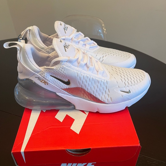 Nike air max 270 metallic gold white sneakers - Picture 8 of 8